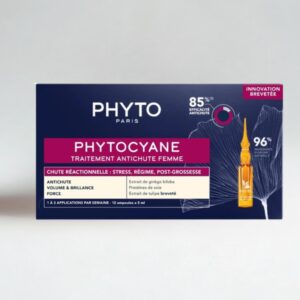 PHYTOCYANE TRAITEMENT ANTI CHUTE REACTIONNELLE FEMME 12*5ML