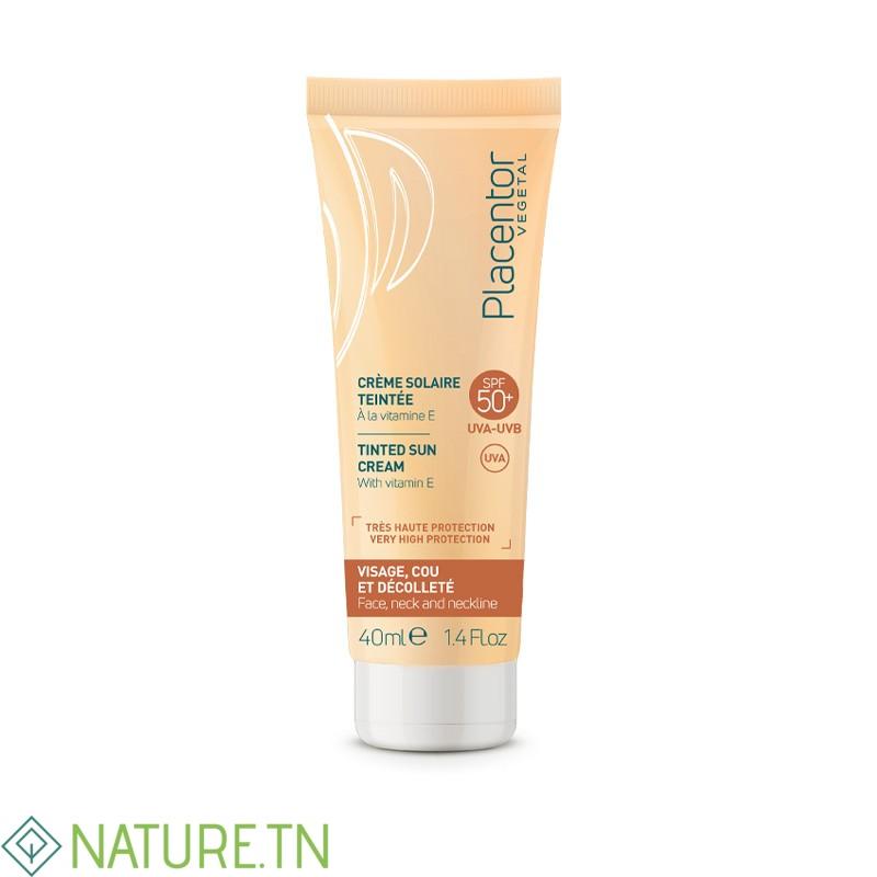 PLACENTOR VEGETAL CREME SOLAIRE TEINTE A LA VITAMINE E SPF 50, 40ML 3 PLACENTOR VEGETAL CREME SOLAIRE TEINTE A LA VITAMINE E SPF 50, 40ML