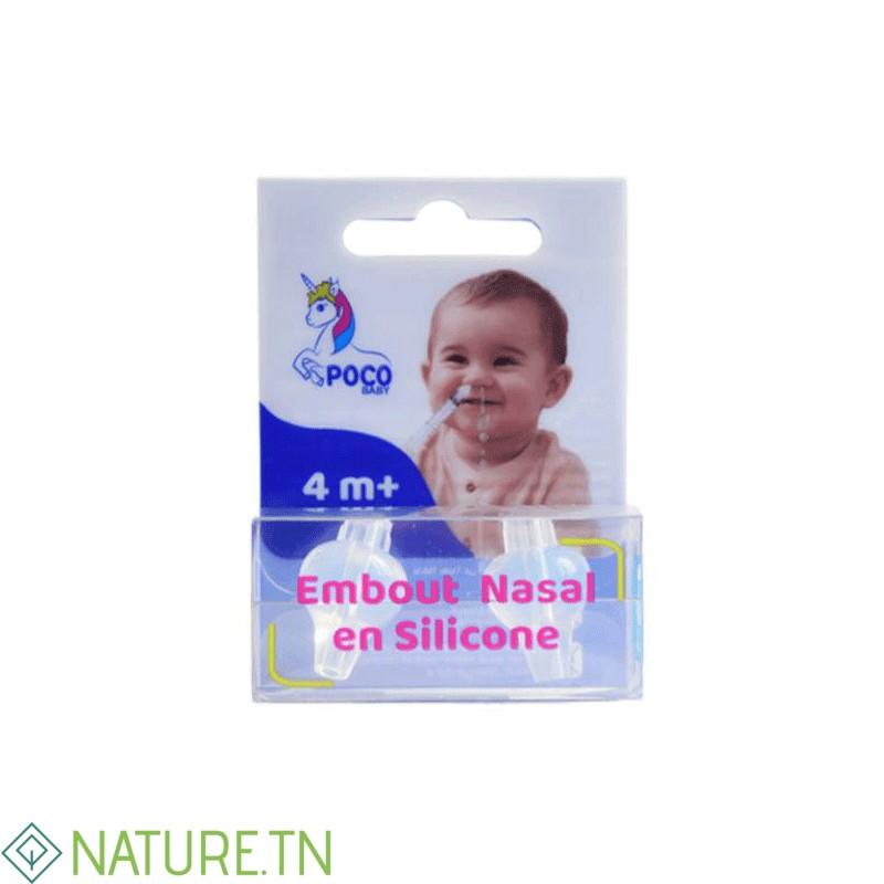 POCO BABY EMBOUT NASAL EN SILICONE 3 POCO BABY EMBOUT NASAL EN SILICONE