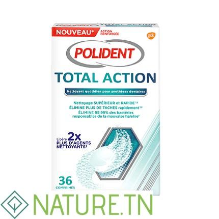 POLIDENT TOTAL ACTION NETTOYANT APPAREILS DENTAIRES 1