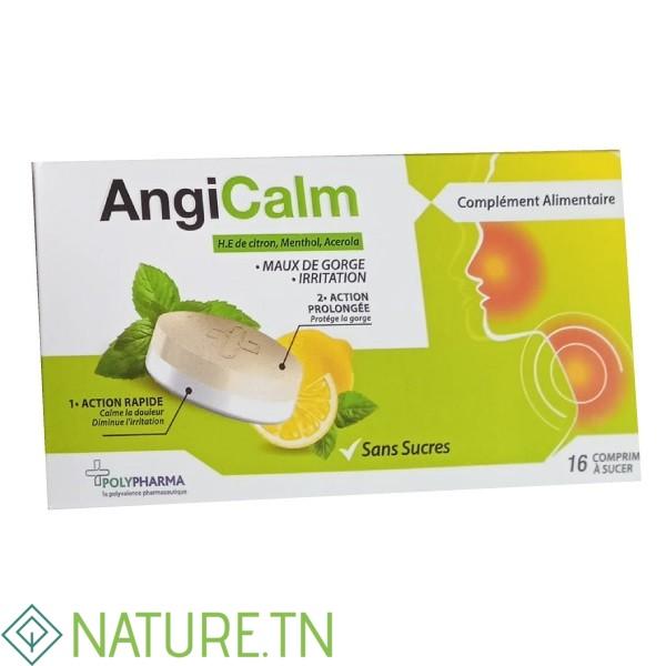 POLYPHARMA ANGICALM CITRON 16 COMPRIMER A SUCER 1 POLYPHARMA ANGICALM CITRON 16 COMPRIMER A SUCER 1