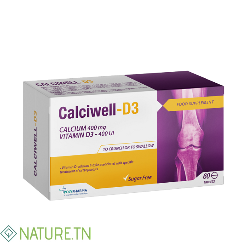 POLYPHARMA CALCIWELL-D3 60 COMPRIMES 3 POLYPHARMA CALCIWELL-D3 60 COMPRIMES
