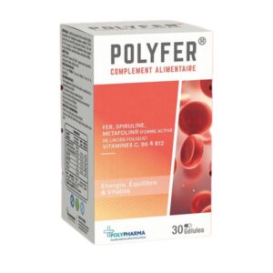 POLYPHARMA POLYFER 30 CAPSULES