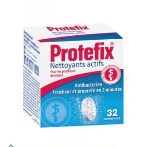 PROTEFIX NETTOYANTS ACTIFS POUR PROTHESES DENTAIRES 32 COMPRIMES