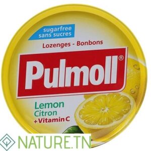 PULMOLL CITRON ET VITAMINE C SANS SUCRES 45G