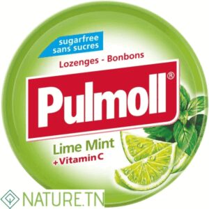 PULMOLL LIME MENTHE ET VITAMINE C SANS SUCRES 45G