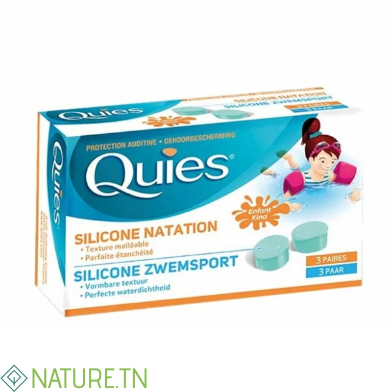 QUIES SILICONE NATATION BOITE DE 6 1