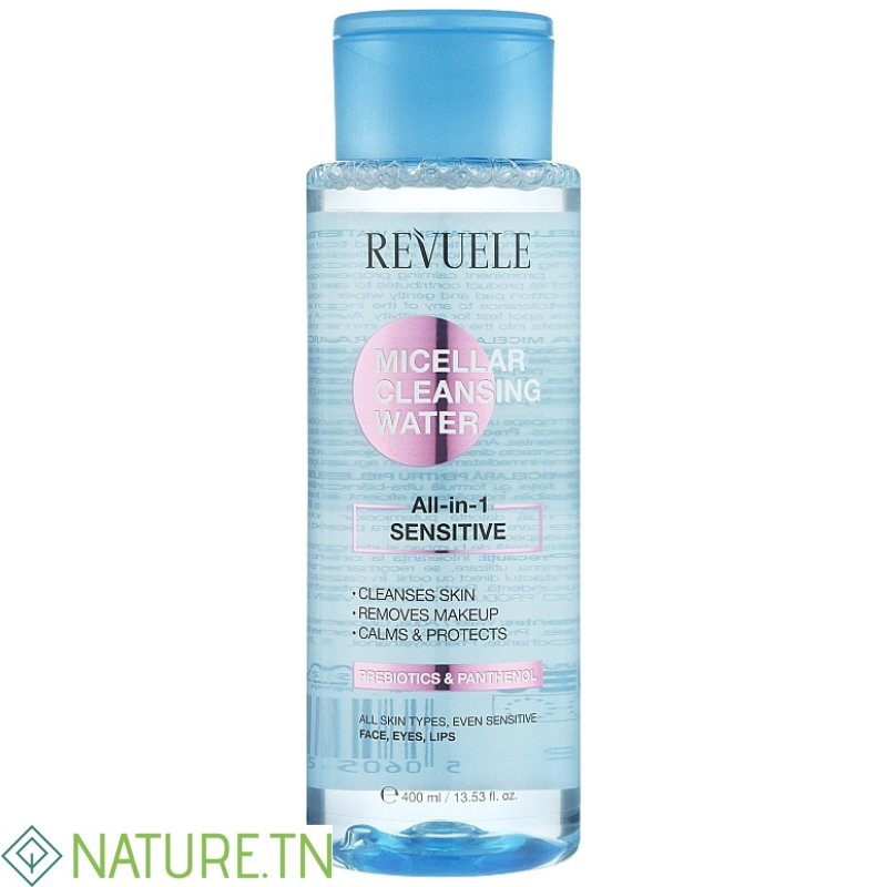 REVUELE EAU MICELLAIRE DEMAQUILLANTE TOUT EN 1 WATERPROOF 400ML 3 REVUELE EAU MICELLAIRE DEMAQUILLANTE TOUT EN 1 WATERPROOF 400ML