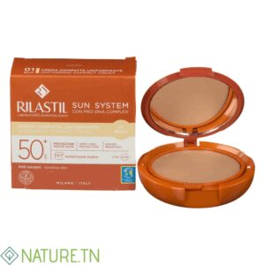 RILASTIL SUN SYSTEM CORRECTEUR DE TEINT COMPACT SOLAIRE TEINTE BEIGE SPF50+ 10G