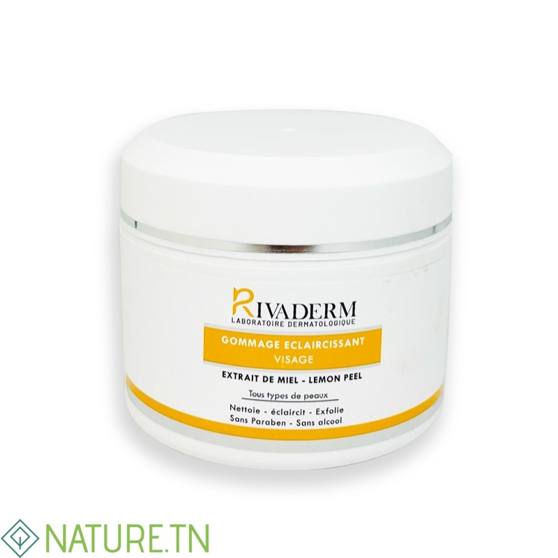 RIVADERM GOMMAGE ECLAIRCISSANT VISAGE 150ML 3 RIVADERM GOMMAGE ECLAIRCISSANT VISAGE 150ML