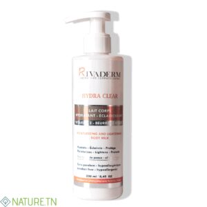 RIVADERM HYDRA CLEAR LAIT DE CORPS HYDRATANT ET ÉCLAIRCISSANT 250ML