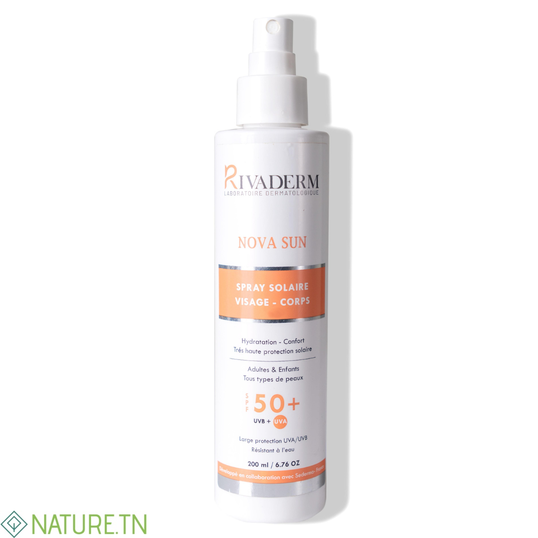 RIVADERM NOVA SUN SPRAY SOLAIRE SPF 50+ 200ML 1 RIVADERM NOVA SUN SPRAY SOLAIRE SPF 50+ 200ML 1