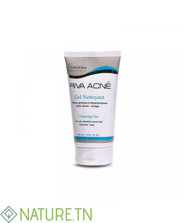 RIVADERM RIVA ACNE GEL NETTOYANT SANS SAVON 150ML 3 RIVADERM RIVA ACNE GEL NETTOYANT SANS SAVON 150ML