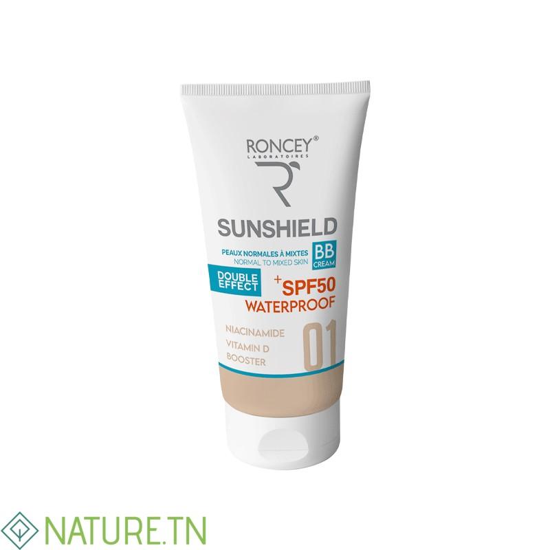 RONCEY ECRAN SUNSHIELD WATERPROOF SPF50+ TEINTE 01 50ML 1