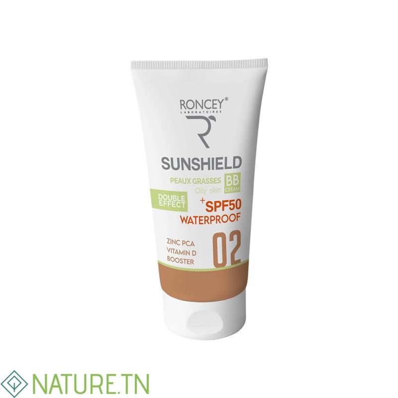 RONCEY ECRAN SUNSHIELD WATERPROOF SPF50+ TEINTE 02 50ML 1