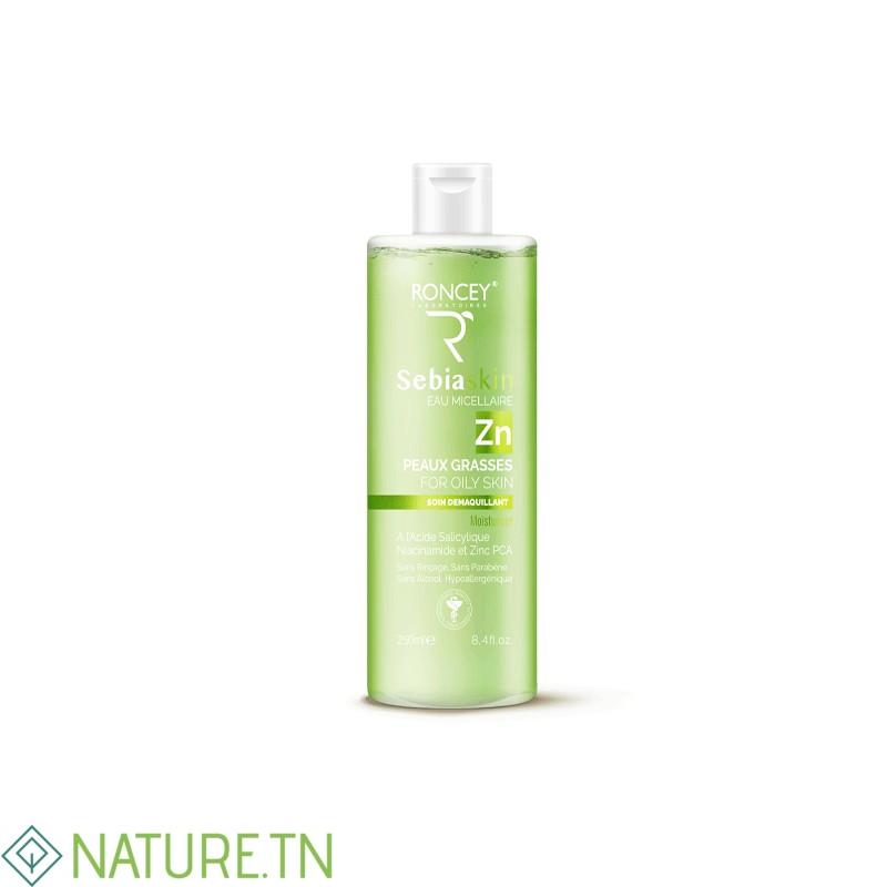 RONCEY SEBIASKIN EAU MICELLAIRE PEAU GRASSE 250ML 3 RONCEY SEBIASKIN EAU MICELLAIRE PEAU GRASSE 250ML