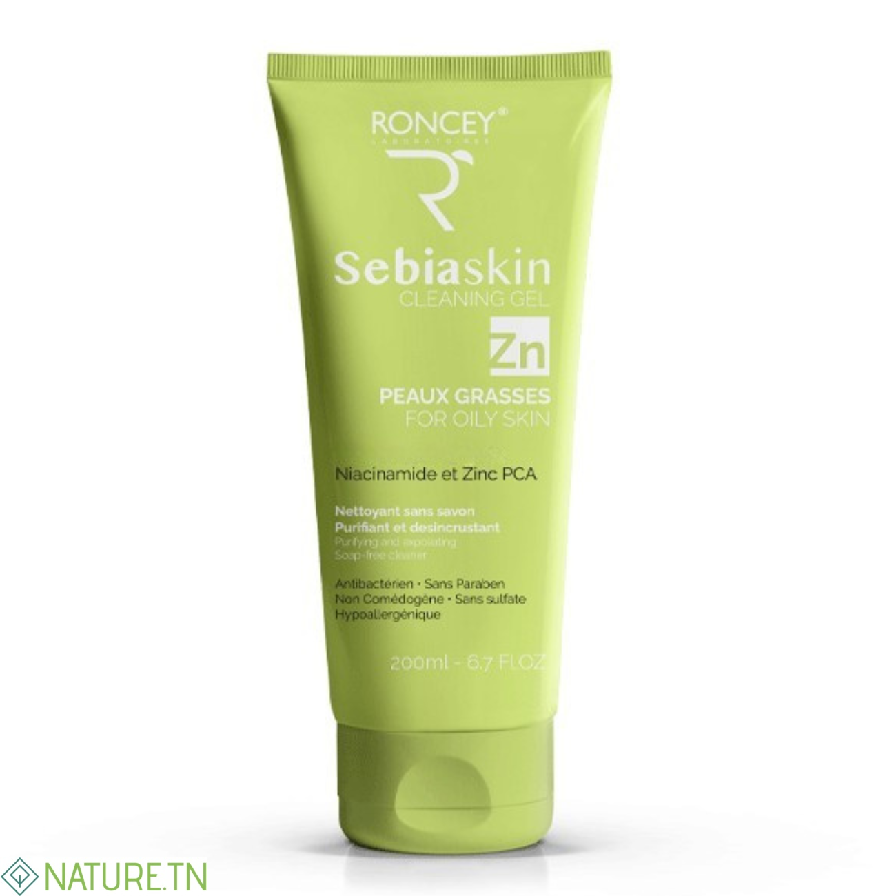 RONCEY SEBIASKIN GEL NETTOYANT PEAUX GRASSES 200ML 3 RONCEY SEBIASKIN GEL NETTOYANT PEAUX GRASSES 200ML