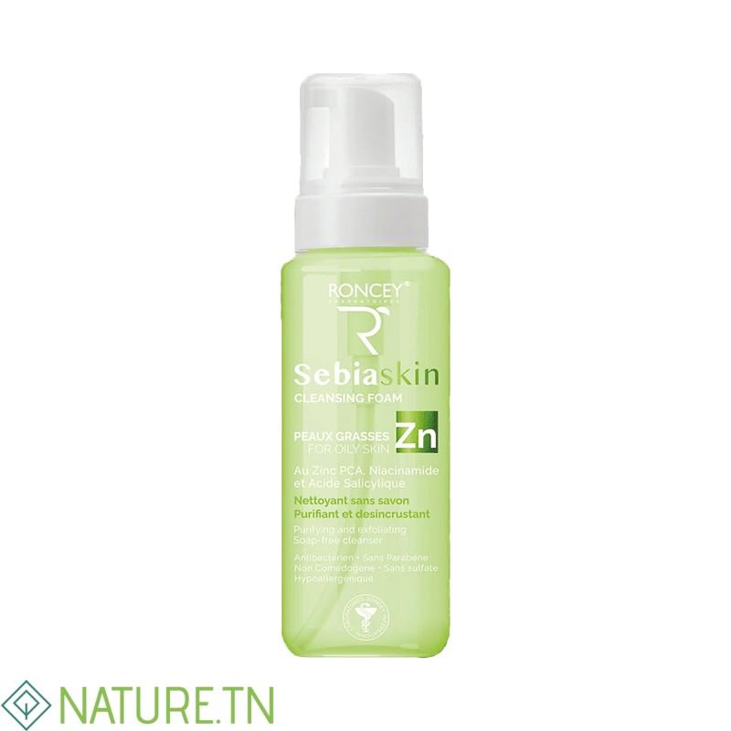 RONCEY SEBIASKIN MOUSSE NETTOYANTE ECLAIRCISSANTE PEAUX GRASSES 150ML 1 RONCEY SEBIASKIN MOUSSE NETTOYANTE ECLAIRCISSANTE PEAUX GRASSES 150ML 1