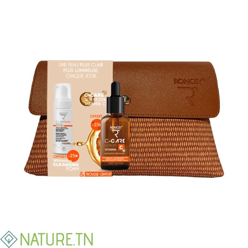 RONCEY TROUSSE CLAIRSKIN SERUM VITAMINE C 20% 30ML(-25%)+MOUSSE NETTOYANT ANTI TACHES 150ML(-25%) 3 RONCEY TROUSSE CLAIRSKIN SERUM VITAMINE C 20% 30ML(-25%)+MOUSSE NETTOYANT ANTI TACHES 150ML(-25%)