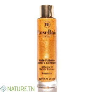 ROSEBAIE HUILE PAILLETEE MONOÏ X COLLAGENE 50ML