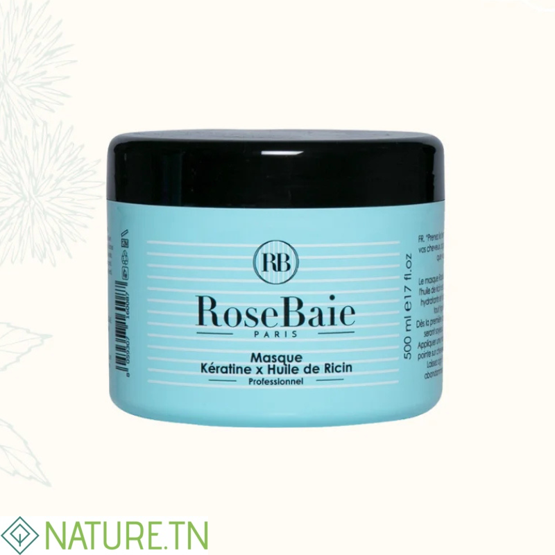 ROSEBAIE MASQUE HUILE DE RICIN X KERATINE 500ML 1 ROSEBAIE MASQUE HUILE DE RICIN X KERATINE 500ML 1