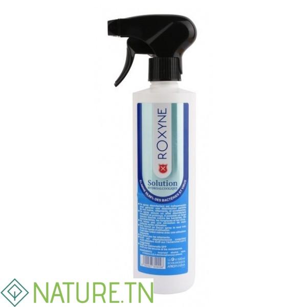 ROXYNE SOLUTION HYDRO-ALCOOLIQUE SPRAY 500ML 3 ROXYNE SOLUTION HYDRO-ALCOOLIQUE SPRAY 500ML