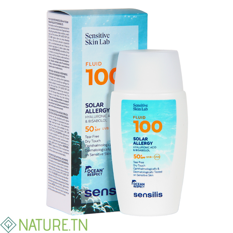 SENSILIS FLUID 100 SOLAR ALLERGY SPF50+ ULTRA FLUIDE 40ML 3 SENSILIS FLUID 100 SOLAR ALLERGY SPF50+ ULTRA FLUIDE 40ML