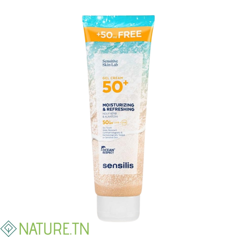 SENSILIS GEL CREME HYDRATANT RAFRAICHISSANT SPF50+ 250ML 3 SENSILIS GEL CREME HYDRATANT RAFRAICHISSANT SPF50+ 250ML
