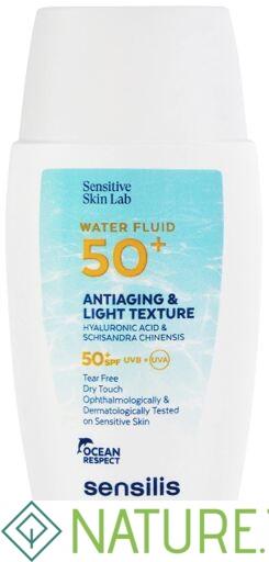SENSILIS SENSITIVE SKIN WATER FLUID INVISIBLE SPF50+ 40ML 3 SENSILIS SENSITIVE SKIN WATER FLUID INVISIBLE SPF50+ 40ML