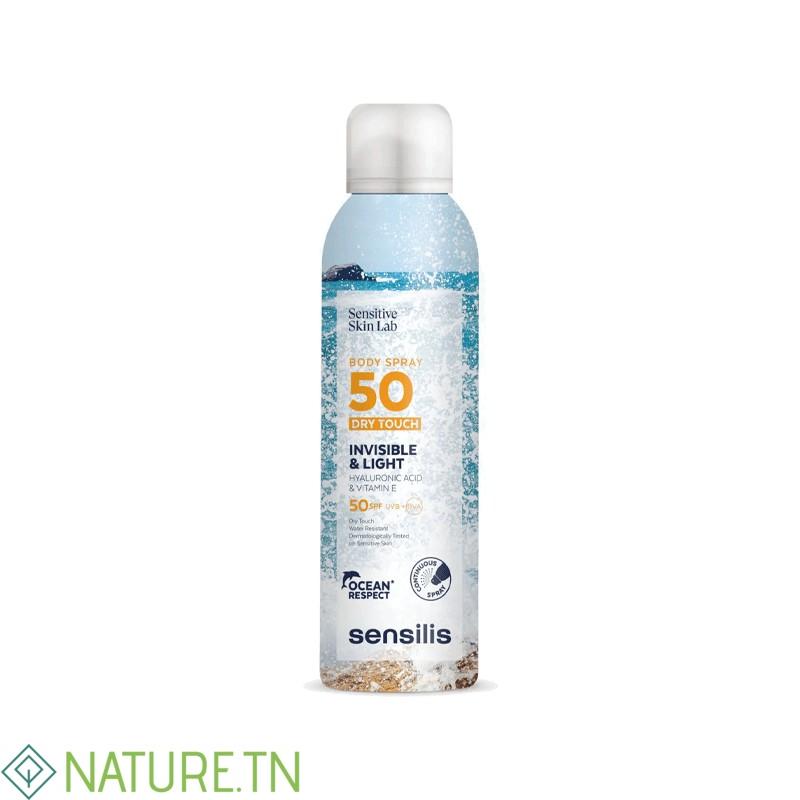 SENSILIS SUN SECRET BODY SPRAY TOUCHER SEC SPF50+ 200ML 1
