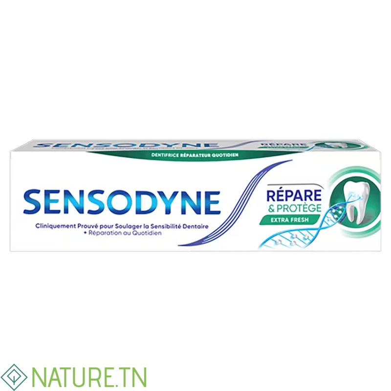 SENSODYNE DENTIFRICE REPARE ET PROTEGE EXTRA FRESH 75ML 3 SENSODYNE DENTIFRICE REPARE ET PROTEGE EXTRA FRESH 75ML