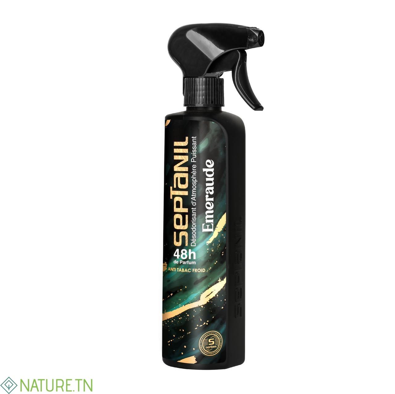 SEPTANIL DESODORISANT D'ATMOSPHERE PUISSANT EMERAUDE 500ML 3 SEPTANIL DESODORISANT D'ATMOSPHERE PUISSANT EMERAUDE 500ML