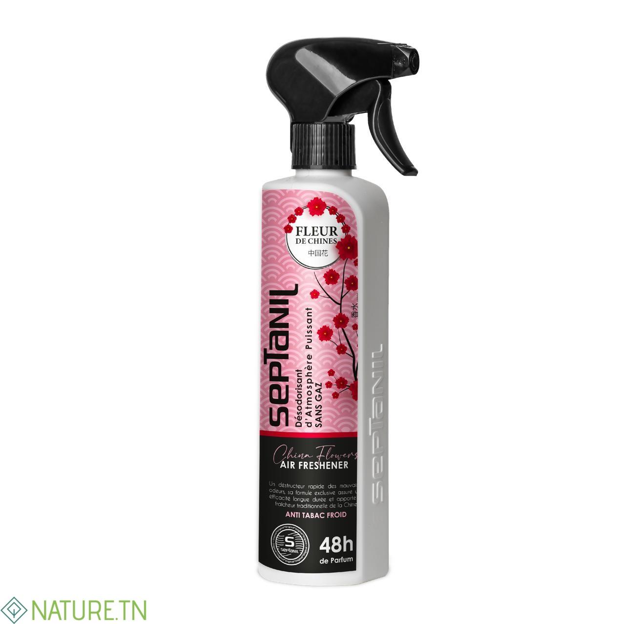 SEPTANIL DESODORISANT D'ATMOSPHERE PUISSANT FLEUR DE CHINE 500ML 2 SEPTANIL DESODORISANT D'ATMOSPHERE PUISSANT FLEUR DE CHINE 500ML 2