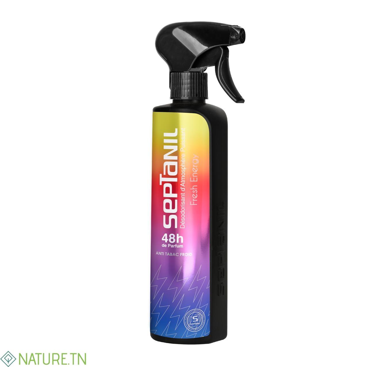SEPTANIL DESODORISANT D'ATMOSPHERE PUISSANT FRESH ENERGY 500ML 3 SEPTANIL DESODORISANT D'ATMOSPHERE PUISSANT FRESH ENERGY 500ML