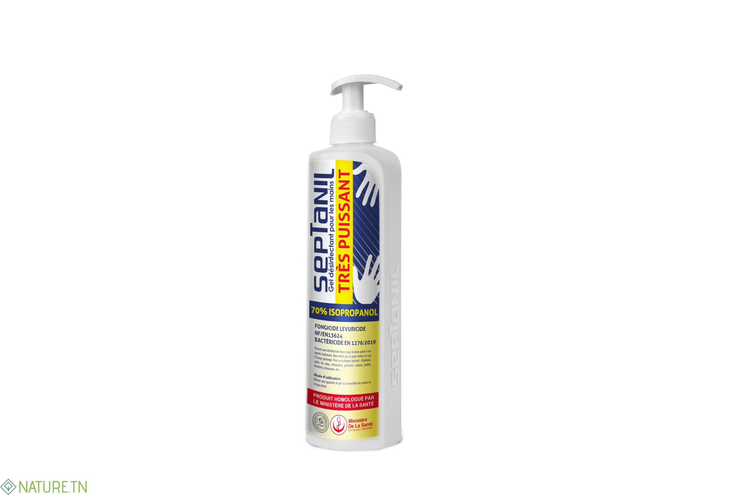 SEPTANIL GEL HYDRA-ALCOOLIQUE TRES PUISSANT 500ML 3 SEPTANIL GEL HYDRA-ALCOOLIQUE TRES PUISSANT 500ML