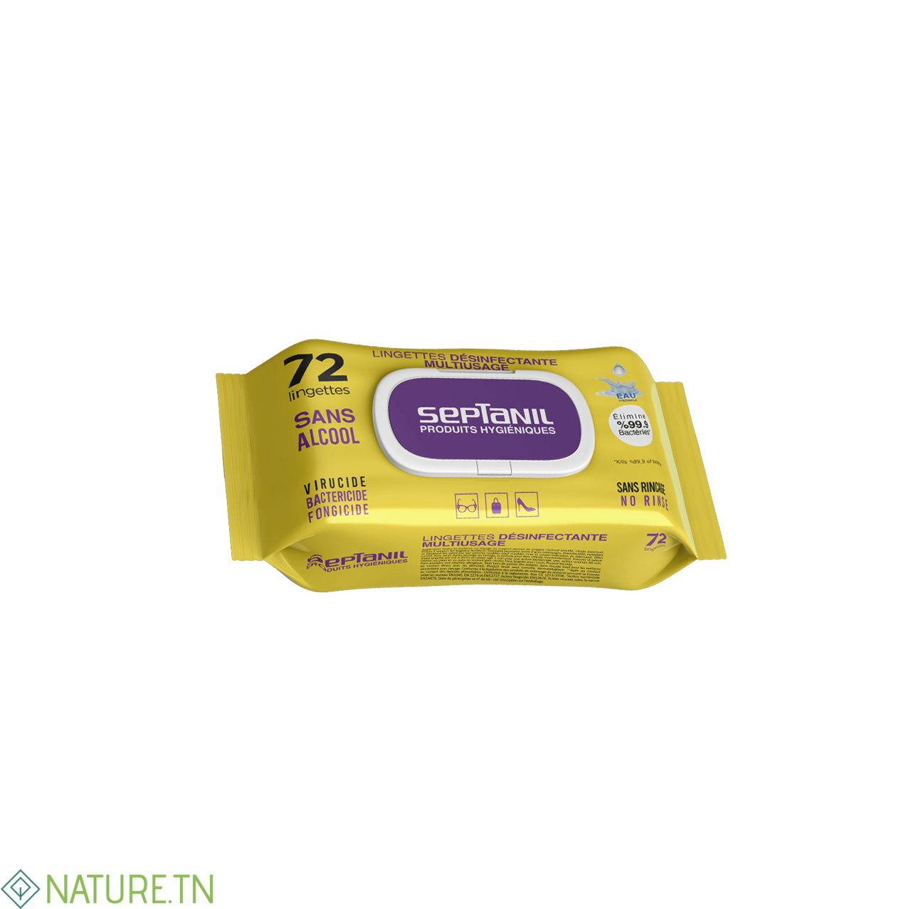 SEPTANIL LINGETTES DESINFECTANTES MULTI USAGE 72 PIECES 2 SEPTANIL LINGETTES DESINFECTANTES MULTI USAGE 72 PIECES 2