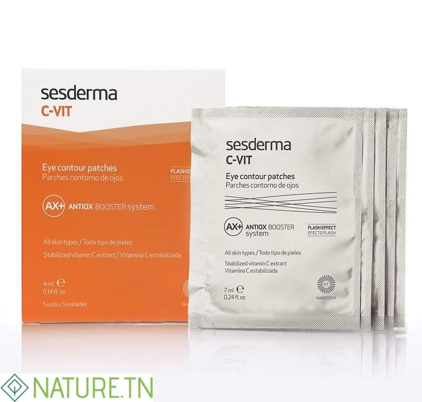 SESDERMA C-VIT PATCHS CONTOUR DES YEUX, 4ml X 5 3 SESDERMA C-VIT PATCHS CONTOUR DES YEUX, 4ml X 5