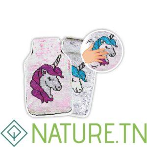 SHOOP’S BOUILLOTTE BEBE REVERSIBLE LICORNE PAILLETE 2L