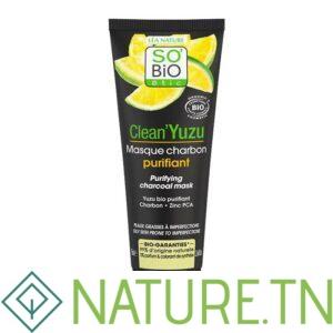 SO BIO CLEAN YUZU MASQUE CHARBON 75ML
