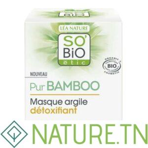 SO BIO PUR BAMBOO MASQUE ARGILE DETOXIFIANT 50ML