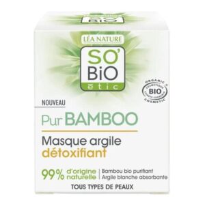 SO BIO PUR BAMBOO MASQUE ARGILE DETOXIFIANT 50ML