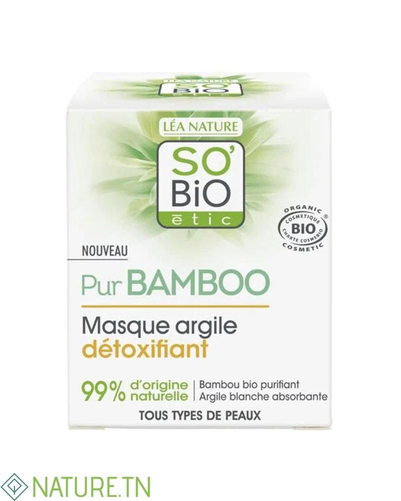 SO BIO PUR BAMBOO MASQUE ARGILE DETOXIFIANT 50ML 3 SO BIO PUR BAMBOO MASQUE ARGILE DETOXIFIANT 50ML