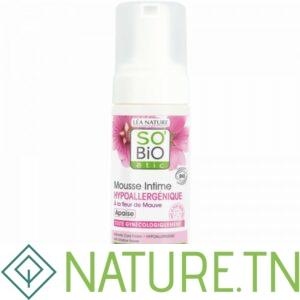SO’BIO MOUSSE INTIME HYPOALLERGENIQUE A LA FLEURE DE MAUVE 150ML