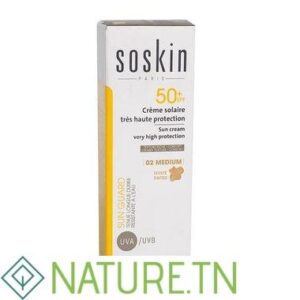 SOSKIN 02 CREME SOLAIRE TEINTEE MEDIUM SPF50+ 50ML