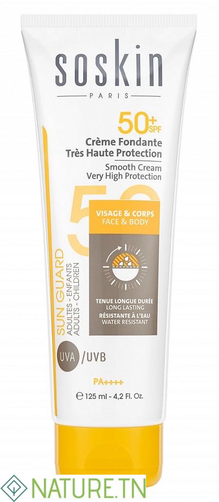 SOSKIN CREME FONDANTE TRES HAUTE PROTECTION SPF50+ 125ML 3 SOSKIN CREME FONDANTE TRES HAUTE PROTECTION SPF50+ 125ML