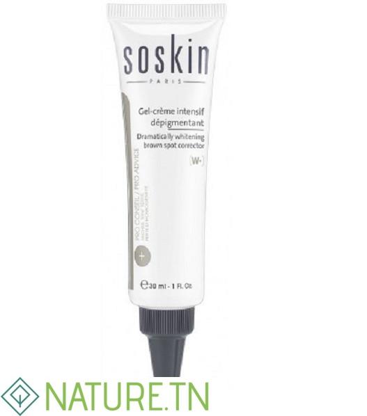SOSKIN GEL-CREME INTENSIF DEPIGMENTANT 30 ML 3 SOSKIN GEL-CREME INTENSIF DEPIGMENTANT 30 ML