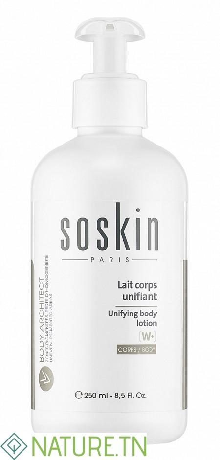 SOSKIN LAIT DE CORPS UNIFIANT 250ML 3 SOSKIN LAIT DE CORPS UNIFIANT 250ML
