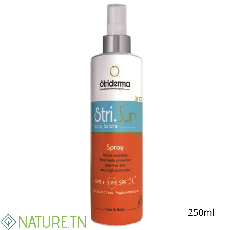 STRIDERMA SUN ECRAN SOLAIRE SPRAY SPF50+ 250 ML 3 STRIDERMA SUN ECRAN SOLAIRE SPRAY SPF50+ 250 ML