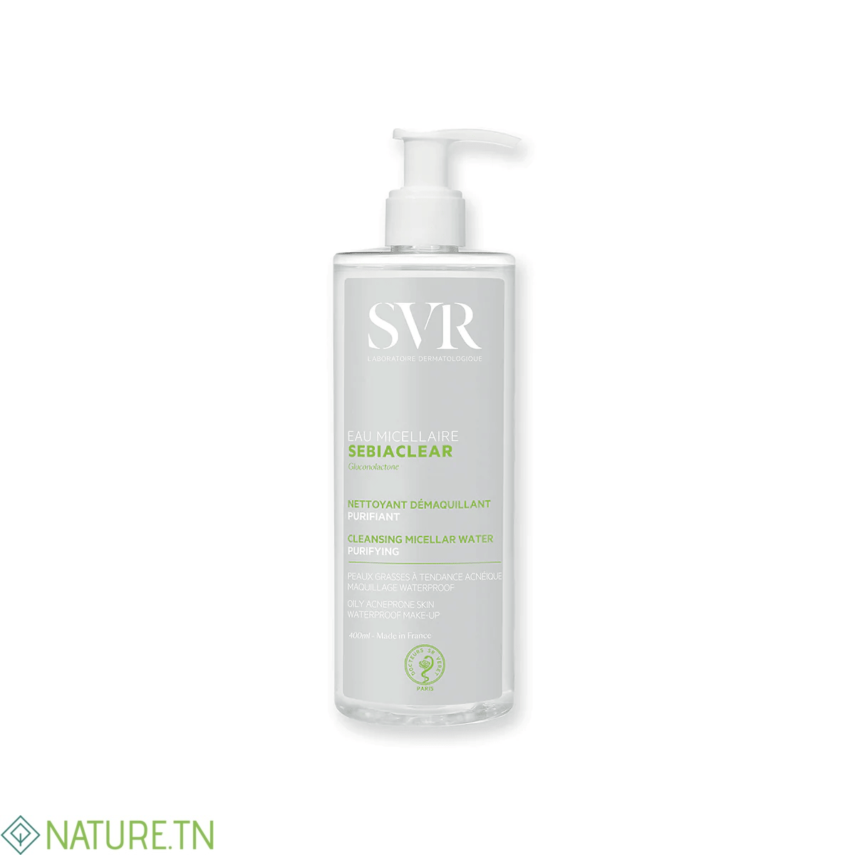 SVR SEBIACLEAR EAU MICELLAIRE 400ML 1 SVR SEBIACLEAR EAU MICELLAIRE 400ML 1