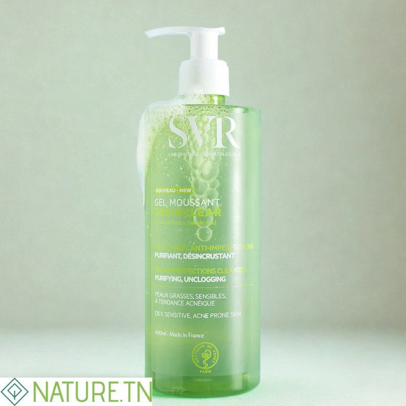 SVR SEBIACLEAR GEL MOUSSANT 400ML 3 SVR SEBIACLEAR GEL MOUSSANT 400ML